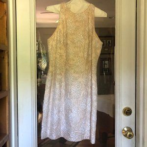 Sleeveless Beaded Carmen Marco Valvo Dress